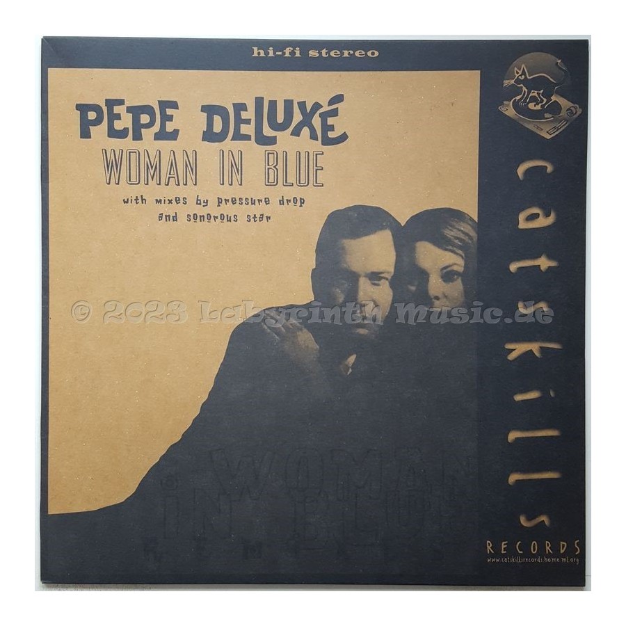 Pepe Deluxé - Woman In Blue • 12" Vinyl Maxi • NM - Labyrinth Music