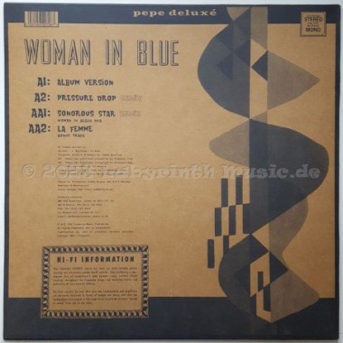Pepe Deluxé - Woman In Blue • 12" Vinyl Maxi • NM - Labyrinth Music