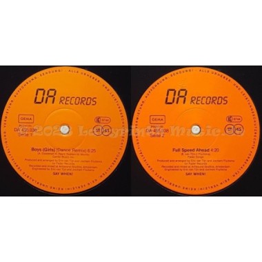 Say When! - Boys • 12" Vinyl Maxi • EX - Labyrinth Music