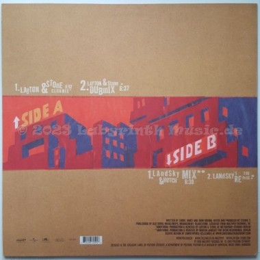 Studio 2 - Travelling Man • Remixes • 12" Vinyl Maxi • MINT - Labyrinth Music