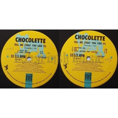 Chocolette - Tell Me (That You Like It) • 12" Vinyl Maxi • EX - Labyrinth Music