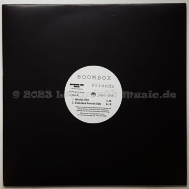 Boombox - Friends • 12" Vinyl Maxi • MINT - Labyrinth Music