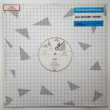 DJ's Factory - Work • 12" Vinyl Maxi - Labyrinth Music