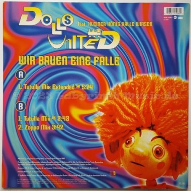 Dolls United - Wir Bauen Eine Falle • 12" Vinyl Maxi • MINT - Labyrinth Music