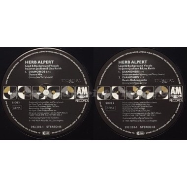 Herb Alpert - Diamonds • 12" Vinyl Maxi • EX - Labyrinth Music