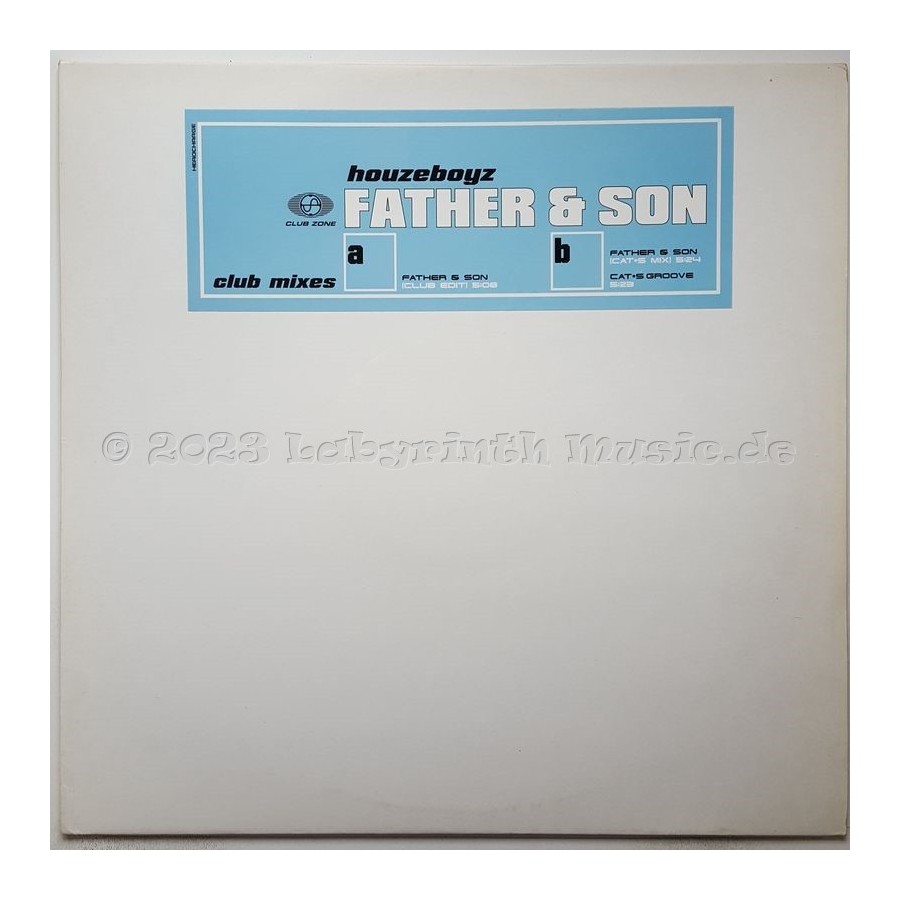 Houzeboyz - Father & Son • Club Mixes • 12" Vinyl Maxi • EX - Labyrinth Music