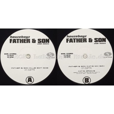 Houzeboyz - Father & Son • Club Mixes • 12" Vinyl Maxi • EX - Labyrinth Music