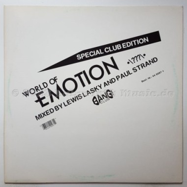 Lewis Lasky & Paul Strand - World Of Emotion • 12" Vinyl Maxi - Labyrinth Music