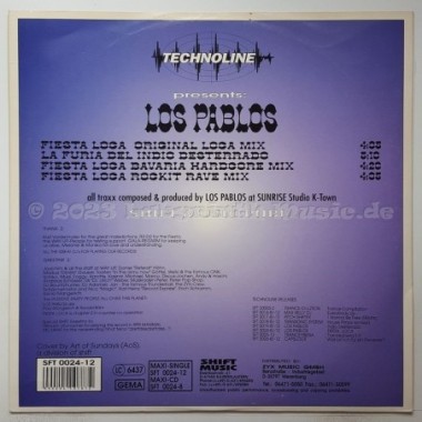Los Pablos - Fiesta Loca • 12" Vinyl Maxi • MINT - Labyrinth Music