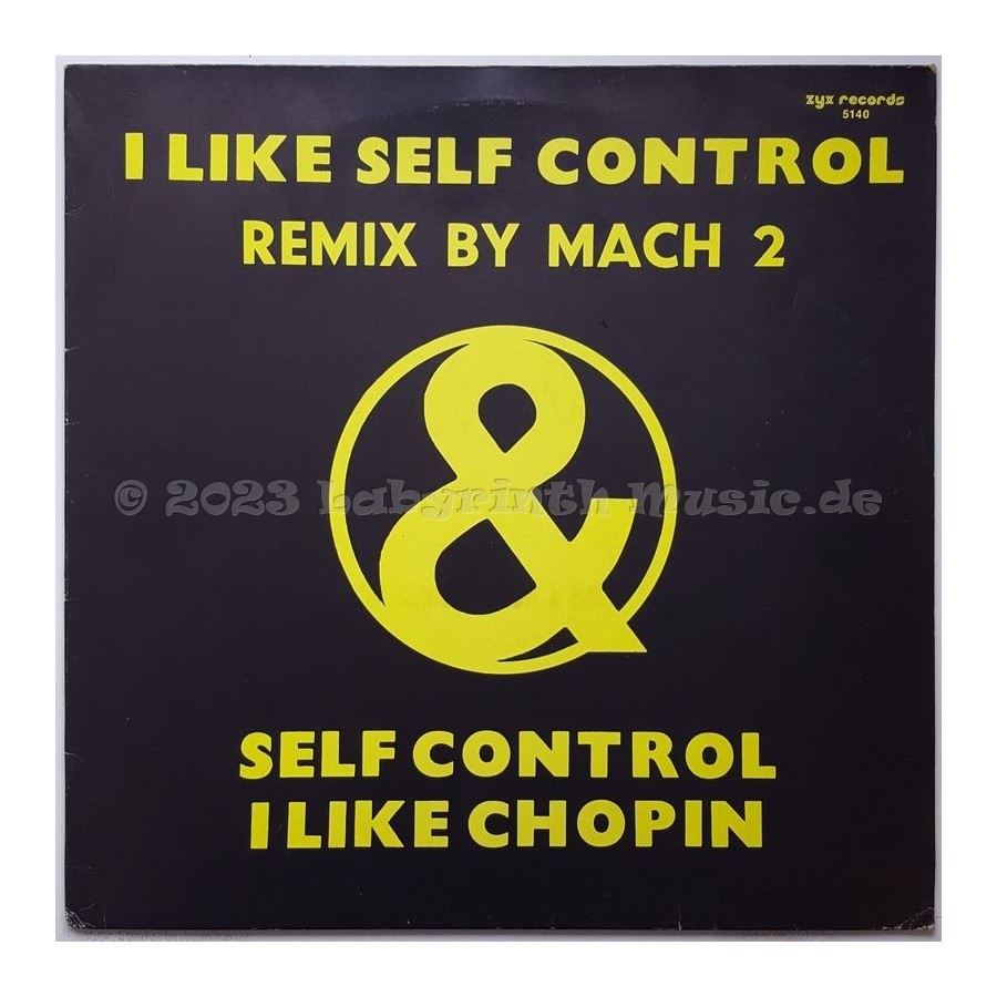 Mach 2 - I Like Self Control • 12" Vinyl Maxi • EX - Labyrinth Music