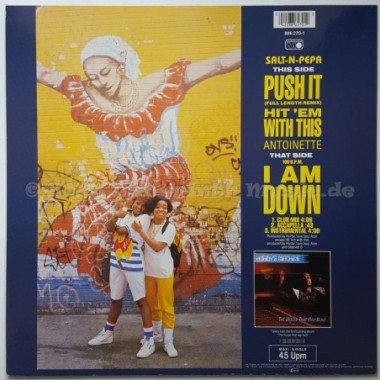 Salt 'n' Pepa / Antoinette - Push It / Hit 'em With This / I Am Down • 12" Vinyl Maxi • EX - Labyrinth Music