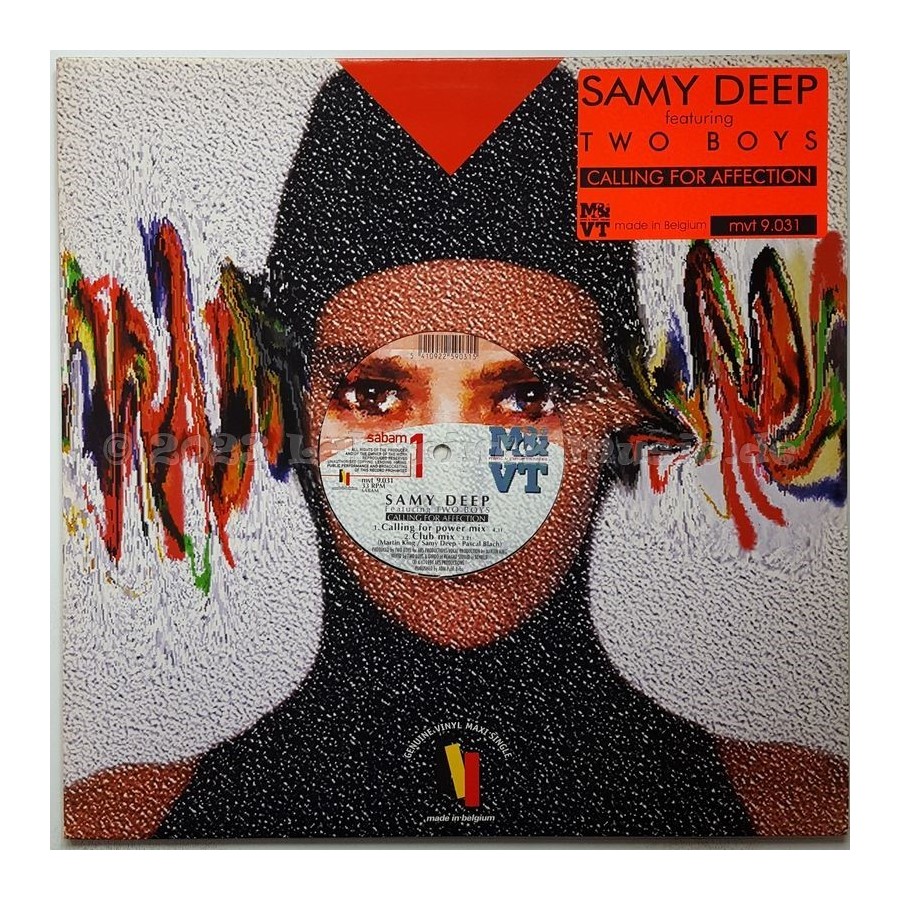 Samy Deep Feat. Two Boys - Calling For Affection • 12" Vinyl Maxi • NM - Labyrinth Music