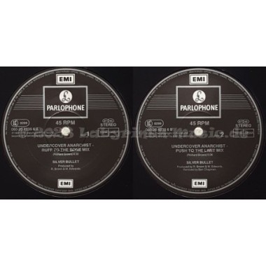 Silver Bullet - Undercover Anarchist • 12" Vinyl Maxi • NM - Labyrinth Music