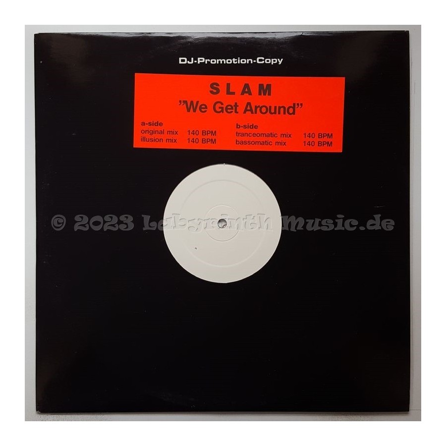 Slam - We Get Around • 12" Vinyl Maxi • EX - Labyrinth Music