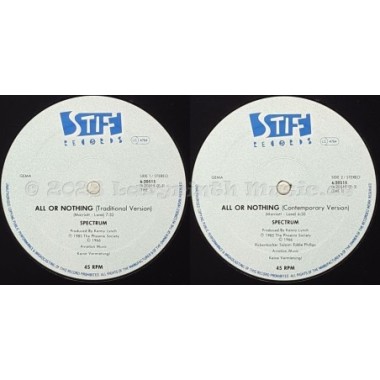 Spectrum - All Or Nothing • 12" Vinyl Maxi • EX - Labyrinth Music
