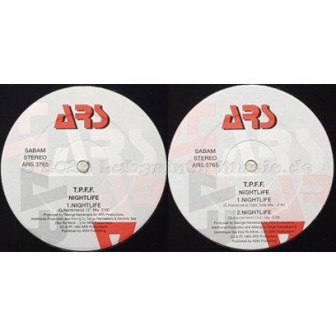 T.P.F.F. - Nightlife • 12" Vinyl Maxi • NM - Labyrinth Music