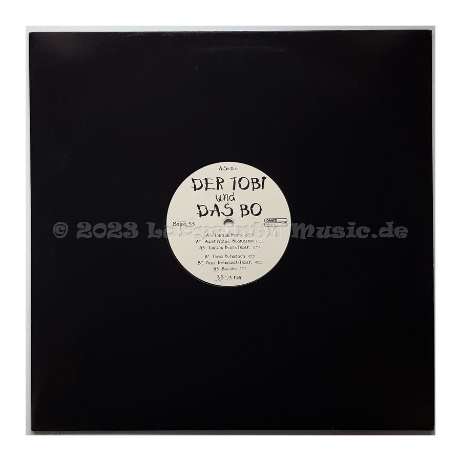 Tobi & Das Bo, Der - Is Mir Egal • 12" Vinyl Maxi • MINT - Labyrinth Music