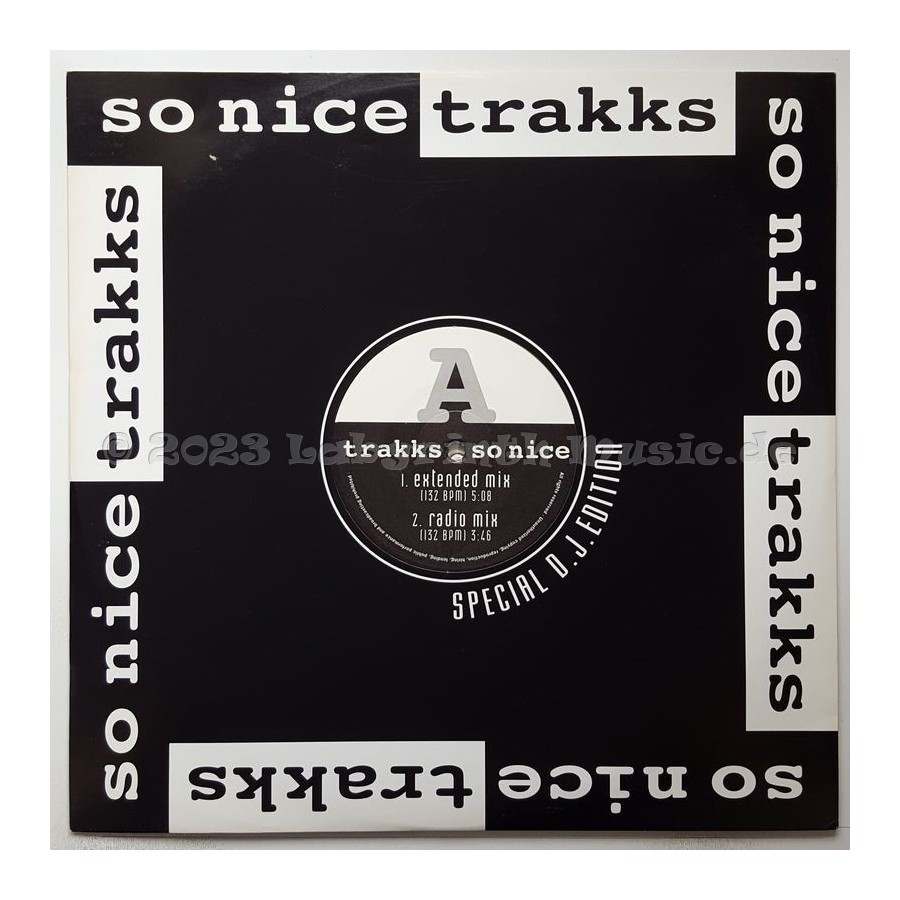 Trakks - So Nice • 12" Vinyl Maxi • MINT - Labyrinth Music