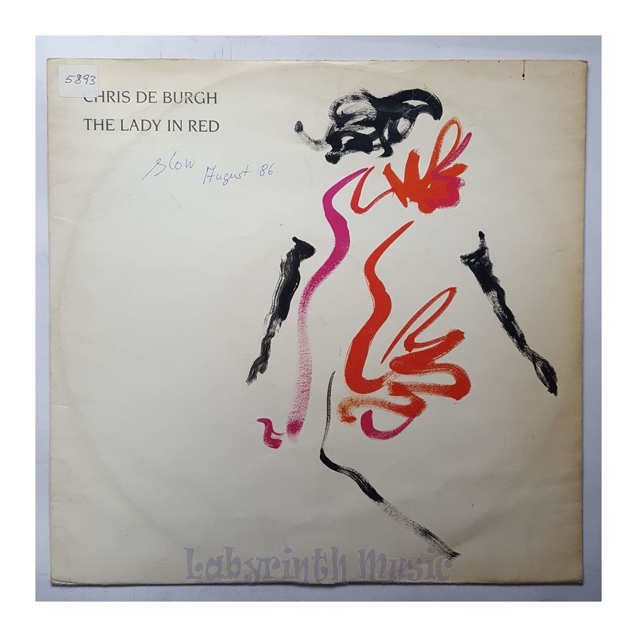 Chris De Burgh - The Lady In Red • 12" Vinyl Maxi - Labyrinth Music