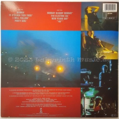 U2 - Live Under A Blood Red Sky • 12" Vinyl LP • EX - Labyrinth Music