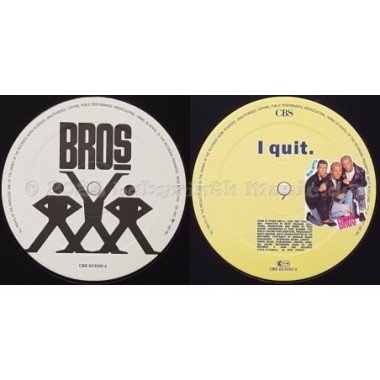 Bros - I Quit • 12" Vinyl Maxi • EX - Labyrinth Music
