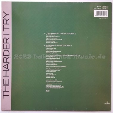 Brother Beyond - The Harder I Try • 12" Vinyl Maxi • EX - Labyrinth Music