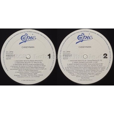 Candyman - Knockin' Boots • 12" Vinyl Maxi • NM - Labyrinth Music