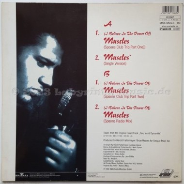 Harold Faltermeyer Feat. Moses P. - Muscles • 12" Vinyl Maxi - Labyrinth Music