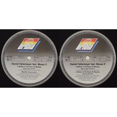 Harold Faltermeyer Feat. Moses P. - Muscles • 12" Vinyl Maxi - Labyrinth Music