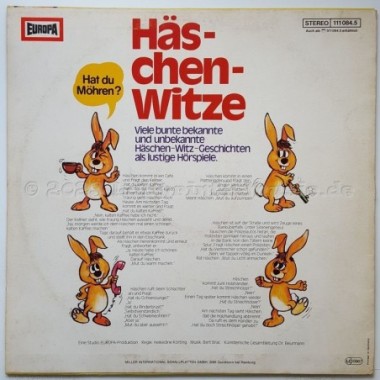 Heikedine Körting - Häschen-Witze - Hat Du Möhren • 12" Vinyl LP - Labyrinth Music
