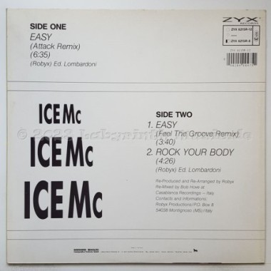 Ice MC - Easy • Attack Remix • 12" Vinyl Maxi - Labyrinth Music