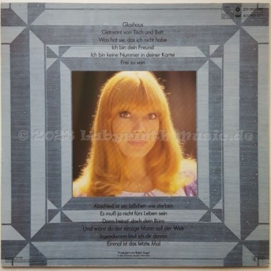 Katja Ebstein - Glashaus • 12" Vinyl LP • EX - Labyrinth Music