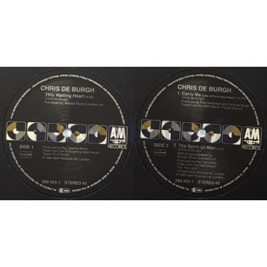 Chris De Burgh - This Waiting Heart • 12" Vinyl Maxi - Labyrinth Music