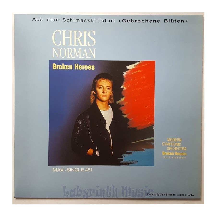 Chris Norman - Broken Heroes • 12" Vinyl Maxi - Labyrinth Music