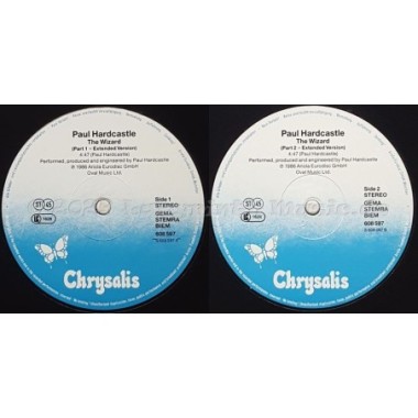 Paul Hardcastle - The Wizard • 12" Vinyl Maxi - Labyrinth Music