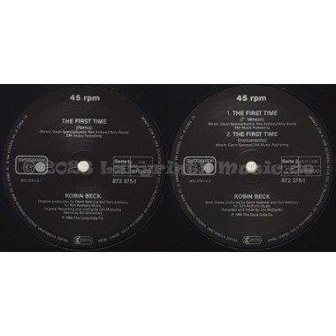 Robin Beck - First Time • 12" Vinyl Maxi • EX - Labyrinth Music