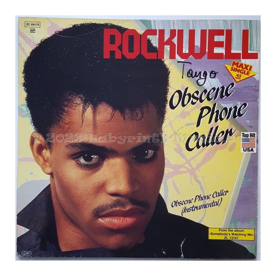 Rockwell - Obscene Phone Caller • 12" Vinyl Maxi - Labyrinth Music