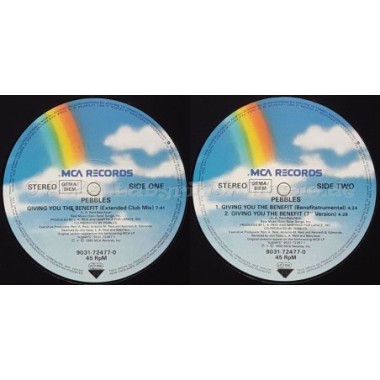 Pebbles - Giving You The Benefit • 12" Vinyl Maxi • EX - Labyrinth Music