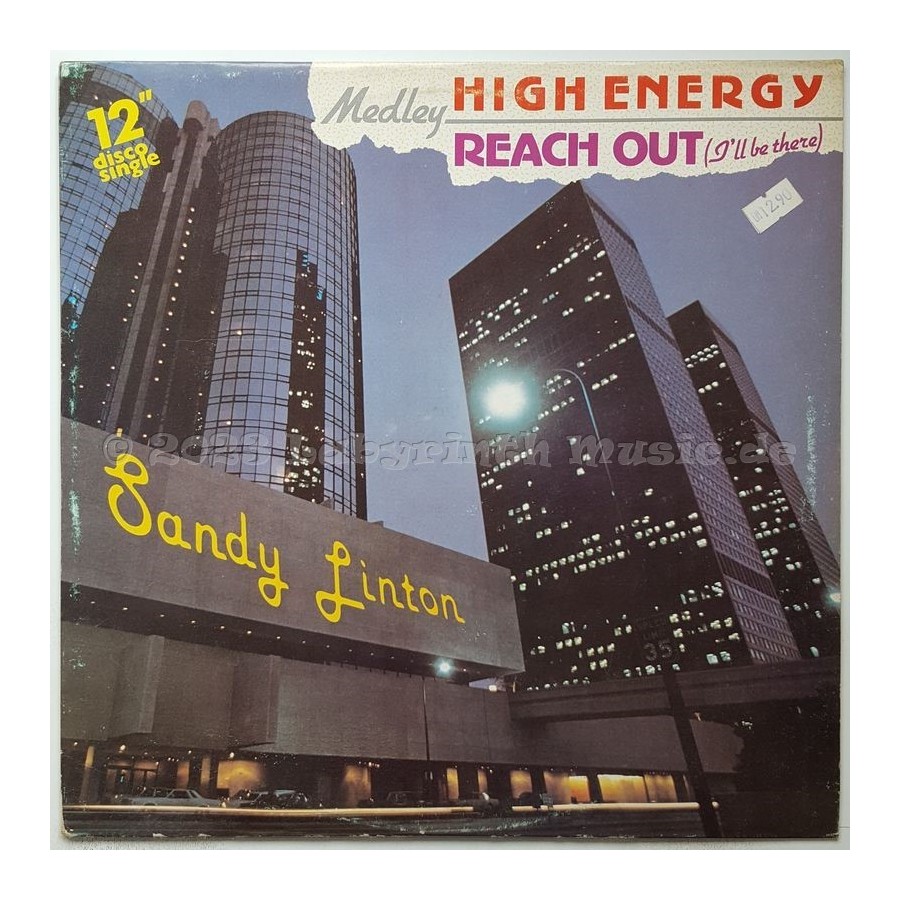 Sandy Linton - High Energy • 12" Vinyl Maxi • EX - Labyrinth Music