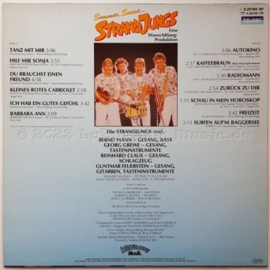 Strandjungs - Sommer Sonne Strandjungs • 12" Vinyl LP • EX - Labyrinth Music