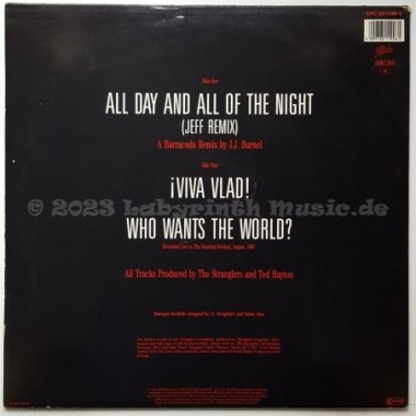 The Stranglers - All Day And All Of The Night • 12" Vinyl Maxi - Labyrinth Music