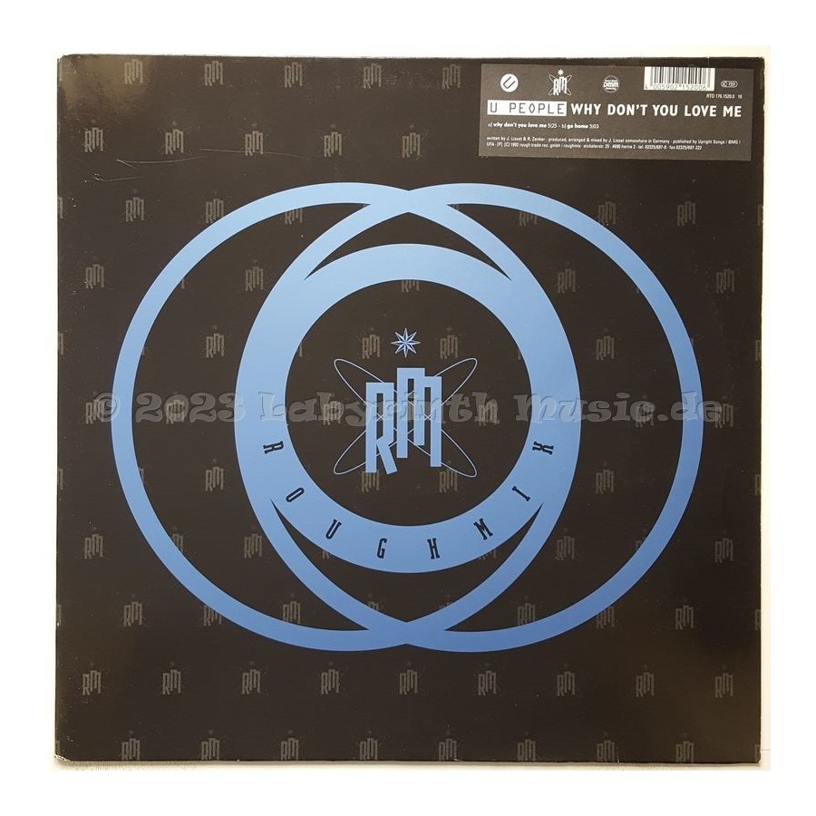 U-People - Why Don't You Love Me • 12" Vinyl Maxi - Labyrinth Music