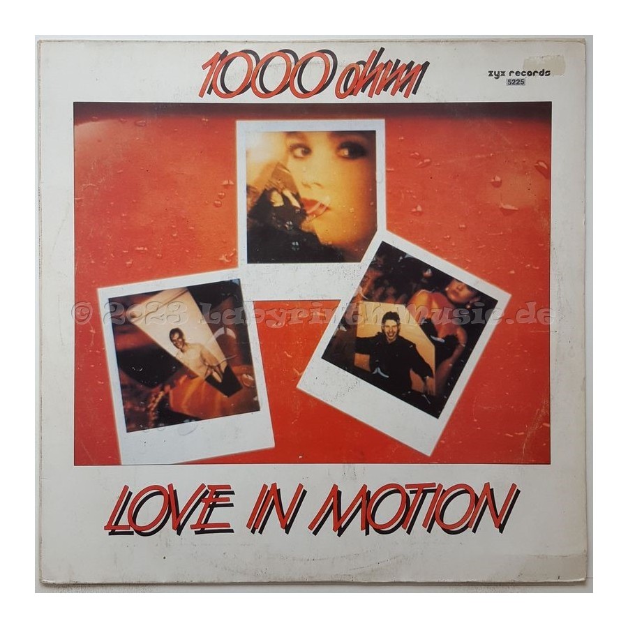 1000 Ohm - Love In Motion • 12" Vinyl Maxi - Labyrinth Music