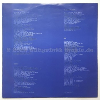 Gianna Nannini - California • 12" Vinyl LP • NM - Labyrinth Music