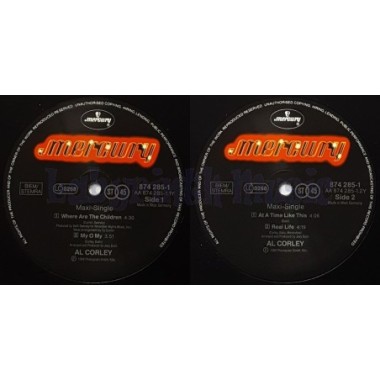 Al Corley - Where Are The Children • 12" Vinyl Maxi • NM - Labyrinth Music