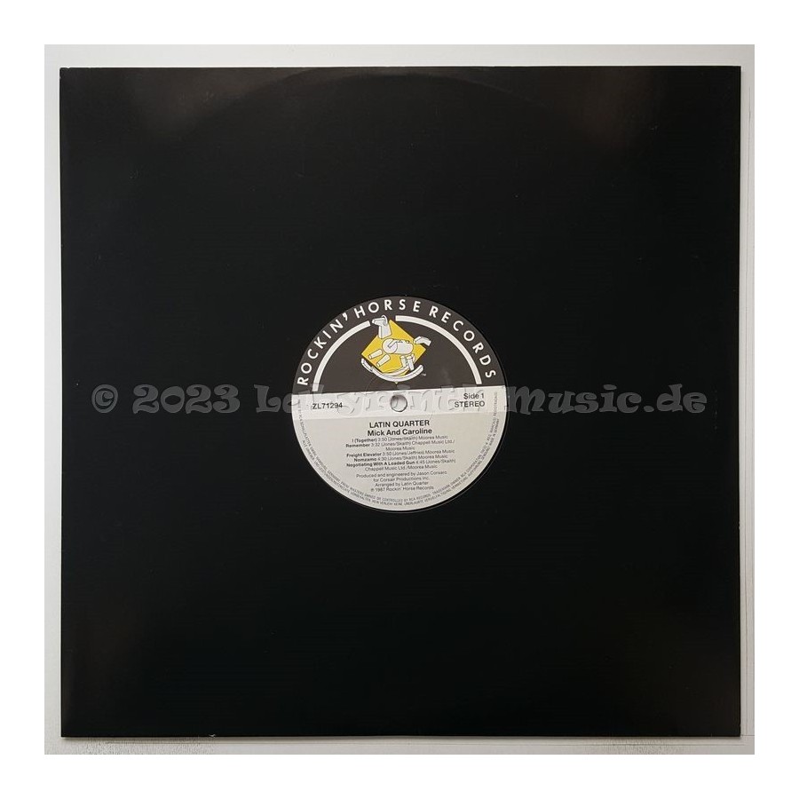 Latin Quarter - Mick And Caroline • 12" Vinyl LP - Labyrinth Music