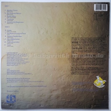 Latin Quarter - Modern Times • 12" Vinyl LP - Labyrinth Music