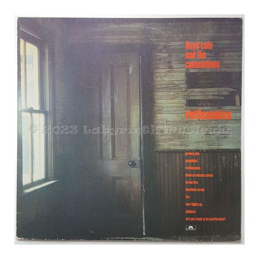 Lloyd Cole & The Commotions - Rattlesnakes • 12" Vinyl LP - Labyrinth Music