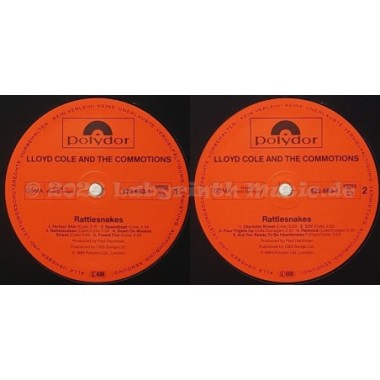 Lloyd Cole & The Commotions - Rattlesnakes • 12" Vinyl LP - Labyrinth Music