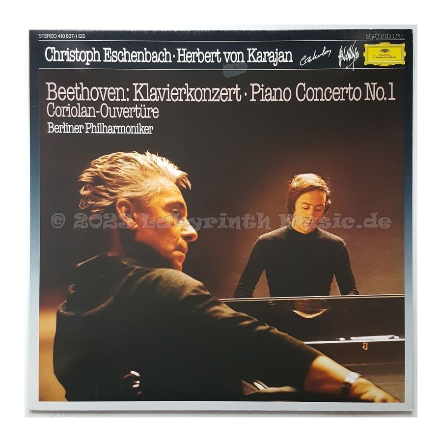 Ludwig Van Beethoven - Klavierkonzert Nr. 1 • Coriolan-Overtüre • 12" Vinyl LP • NM - Labyrinth Music